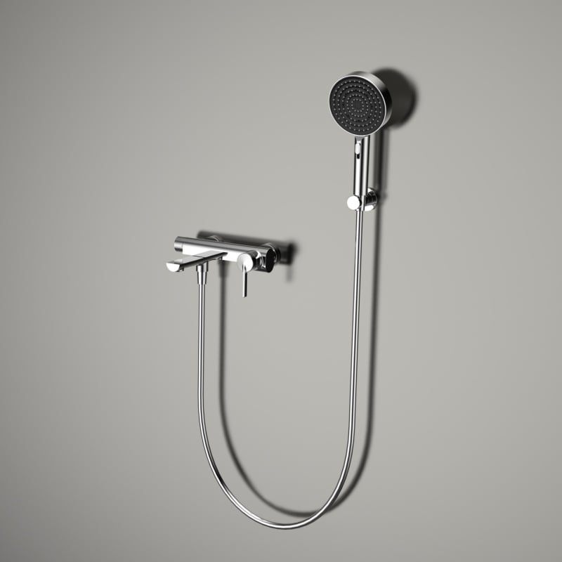 Kaidy series 1KD500400 2 Function Wholesale Water-Saving Complete Brass Bath  Rain Shower Faucet Set Mixer Kit Efficient Chrome