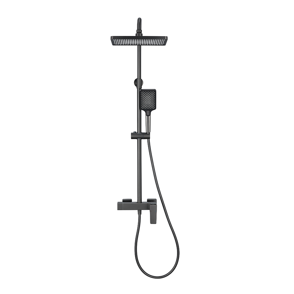 What manufacturing processes are used to produce high-end shower units?