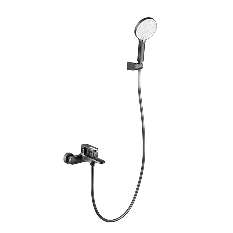 Rangkaian Sun 1LN130400, Set Grosir Keran Bak Mandi dan Mixer Pancuran Kuningan untuk Bak Mandi Modern, Finishing Chrome