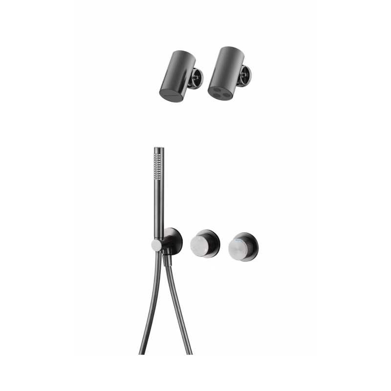 LE840201 Complete Conceal Valve Brass Set for Creating a Rainfall and Waterfall Shower in Bathroom