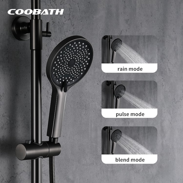 Why is a concealed shower system preferred for modern interiors?