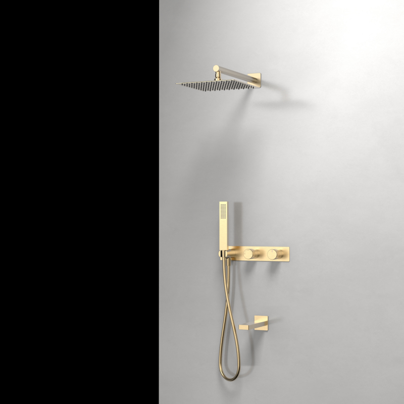 How can a shower system enhance functionality in smart bathrooms?