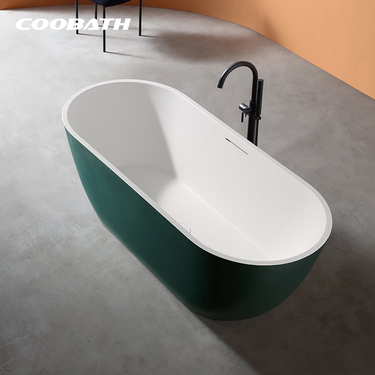 D002 Contemporary Indoor Soaking Tub Acrylic Free Standing Bathroom Spa Upgrade