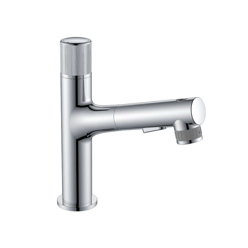 Fly Series 1LN050101 Professional Grade Brass Water Mixer for Single Hole Bathroom Sink Installation Rose Gold