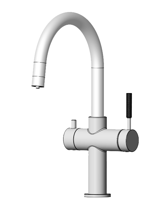 1KP200200 Hot Sell Brass Pull Down Spray Kitchen Faucet with Single Handle for Cold Hot Water 