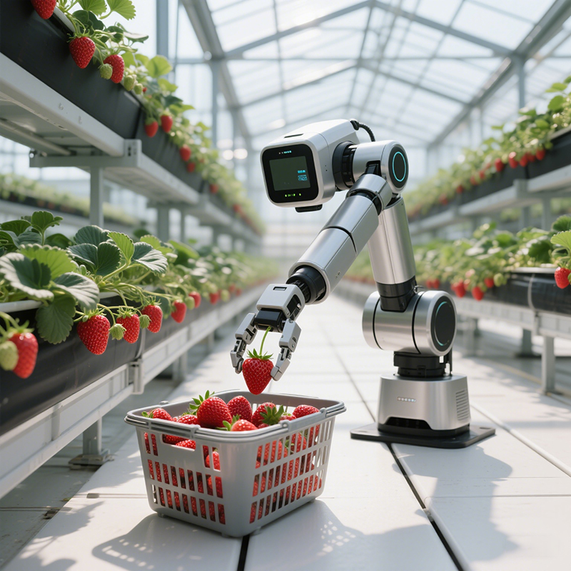 Bionic picking robots solve the manual problems of elevated crops inside greenhouses