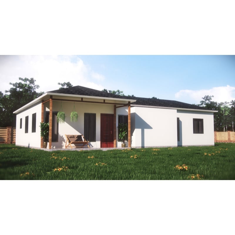 Casa prefabbricata in calcestruzzo Econel con sistema a lastre