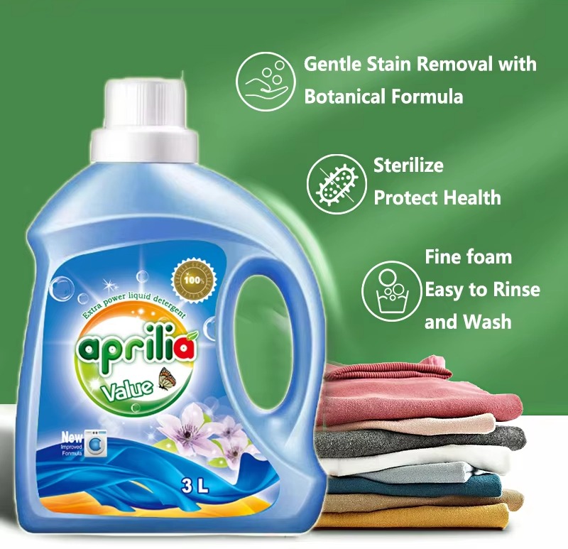 OEM ODM Long-Lasting Lemon Lavender Floral Jasmine Liquid Laundry Detergent Disposable Detergente for Clothes Washing manufacture