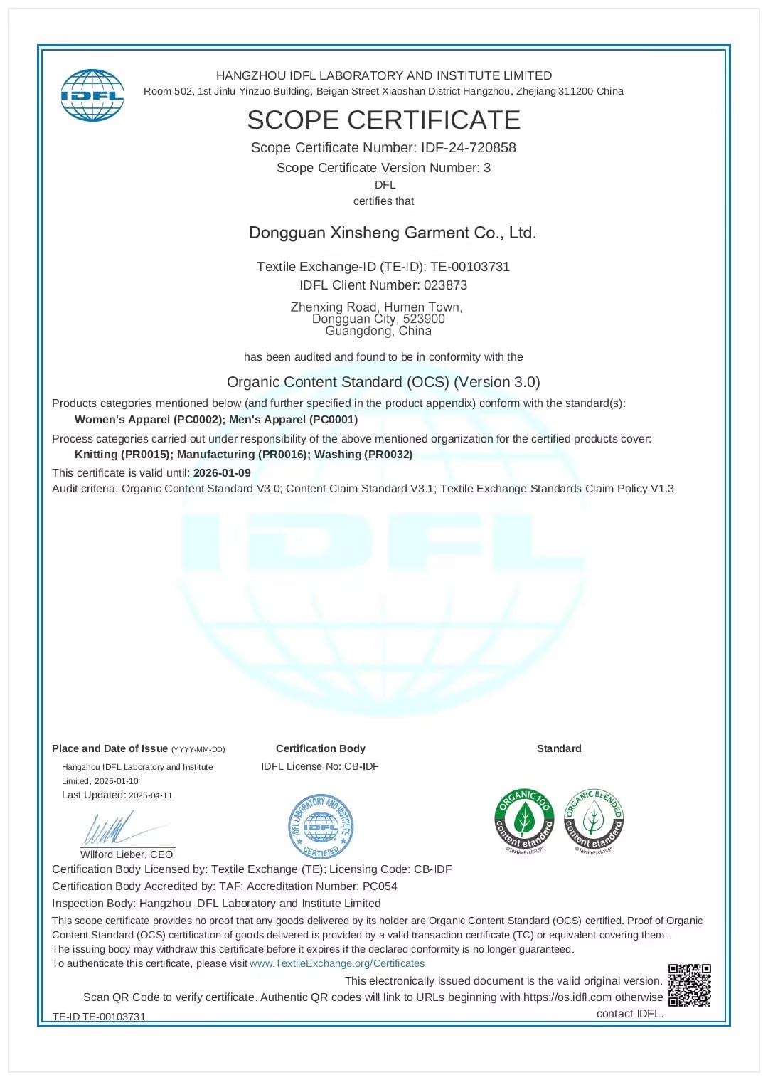 Certifikát