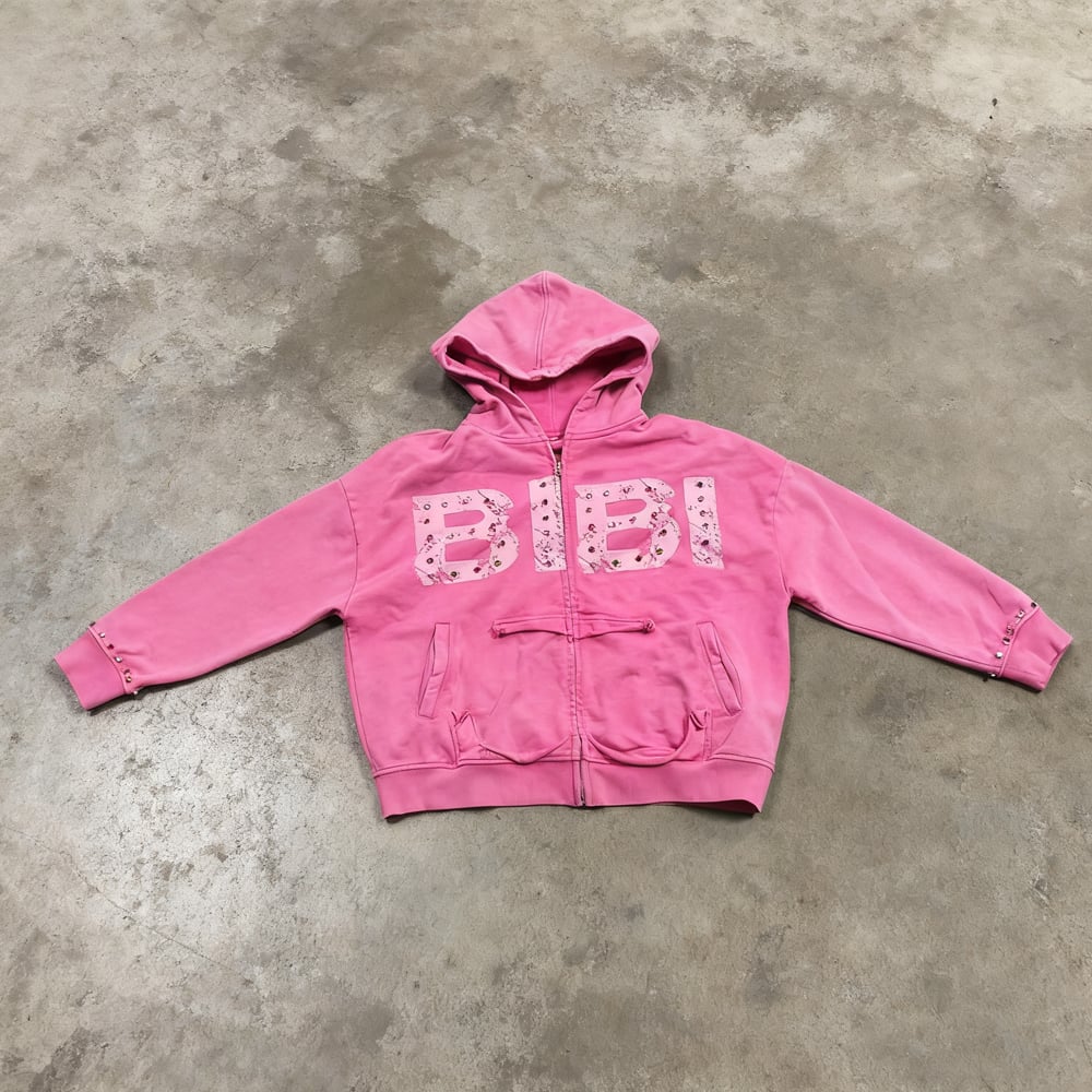 Katuvaatetus, räätälöity silkkipainos, unisex-mallinen ranskalaisesta terry-puuvillasta valmistettu kaulukseton kivikäsitelty happokäsitelty rhinestein koristeltu lyhennetty hoodietakki miehille