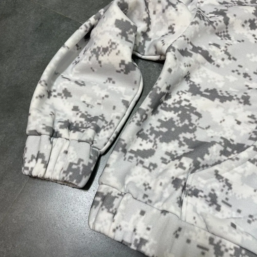 New Arrival: Cropped Digital Camo Full Zip Hoodie