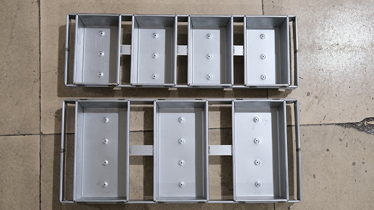 Custom Loaf Pans for Canadian Customer in Production