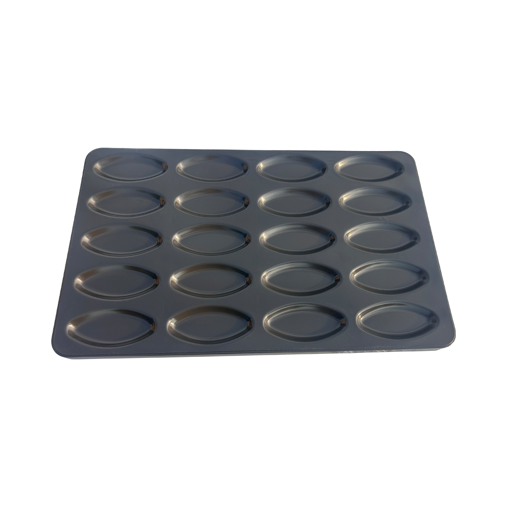 20-Hohlraum-Backform für Croissants, 650 × 400 × 25 mm