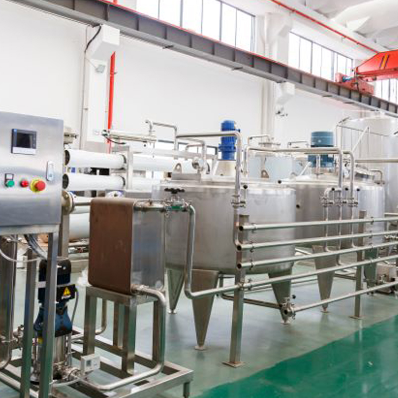 Milk production line