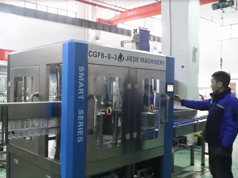 Easy to operate automatic water filling machines CGF883 water cleaning filling capping machine
