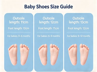 Baby shoes size