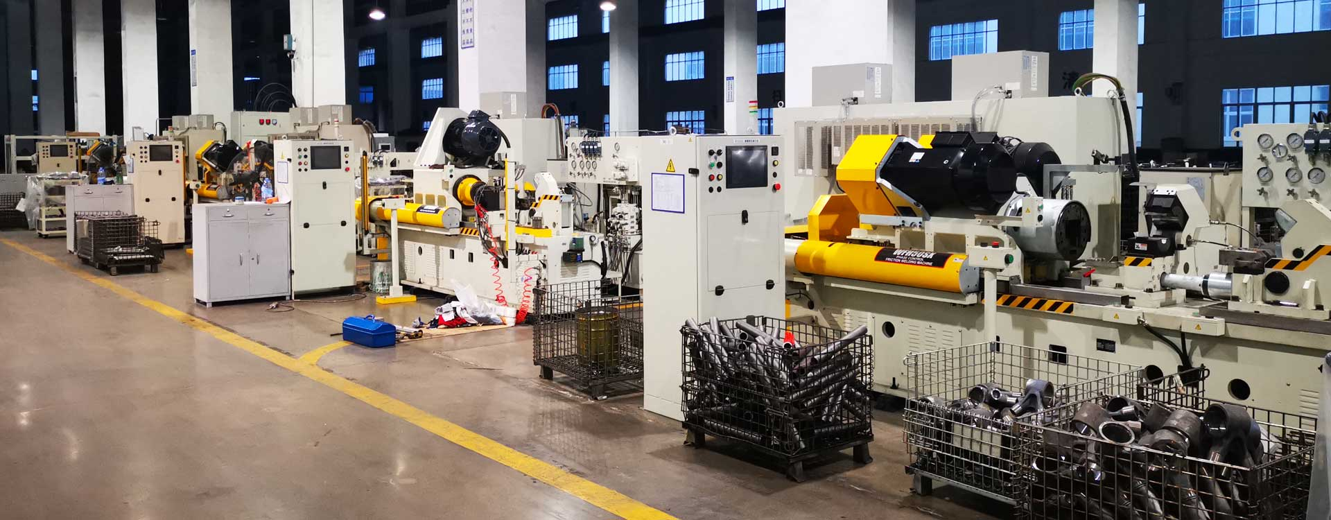 V thrust rod friction welding