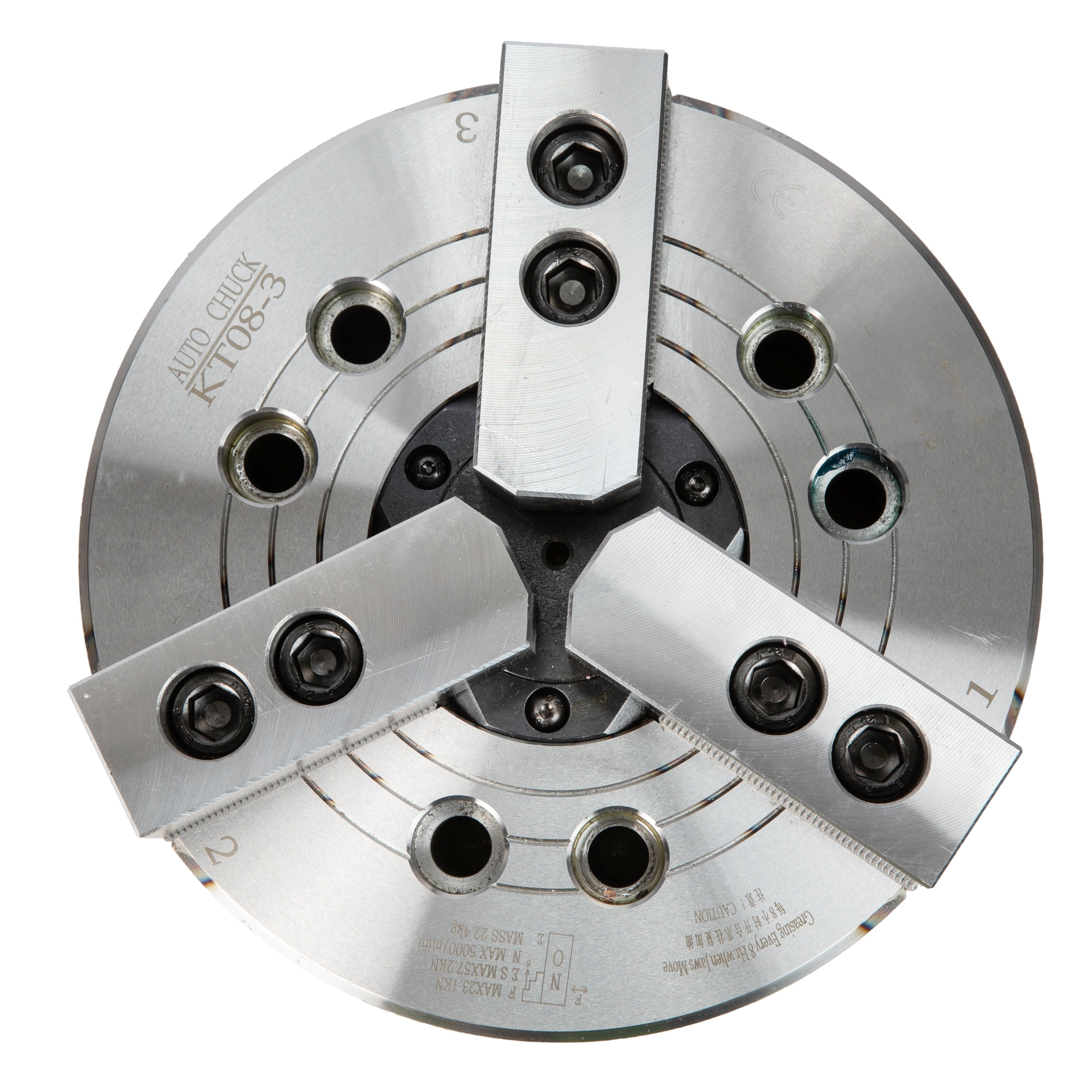 Hollow 3-Jaw Pneumatic Chuck