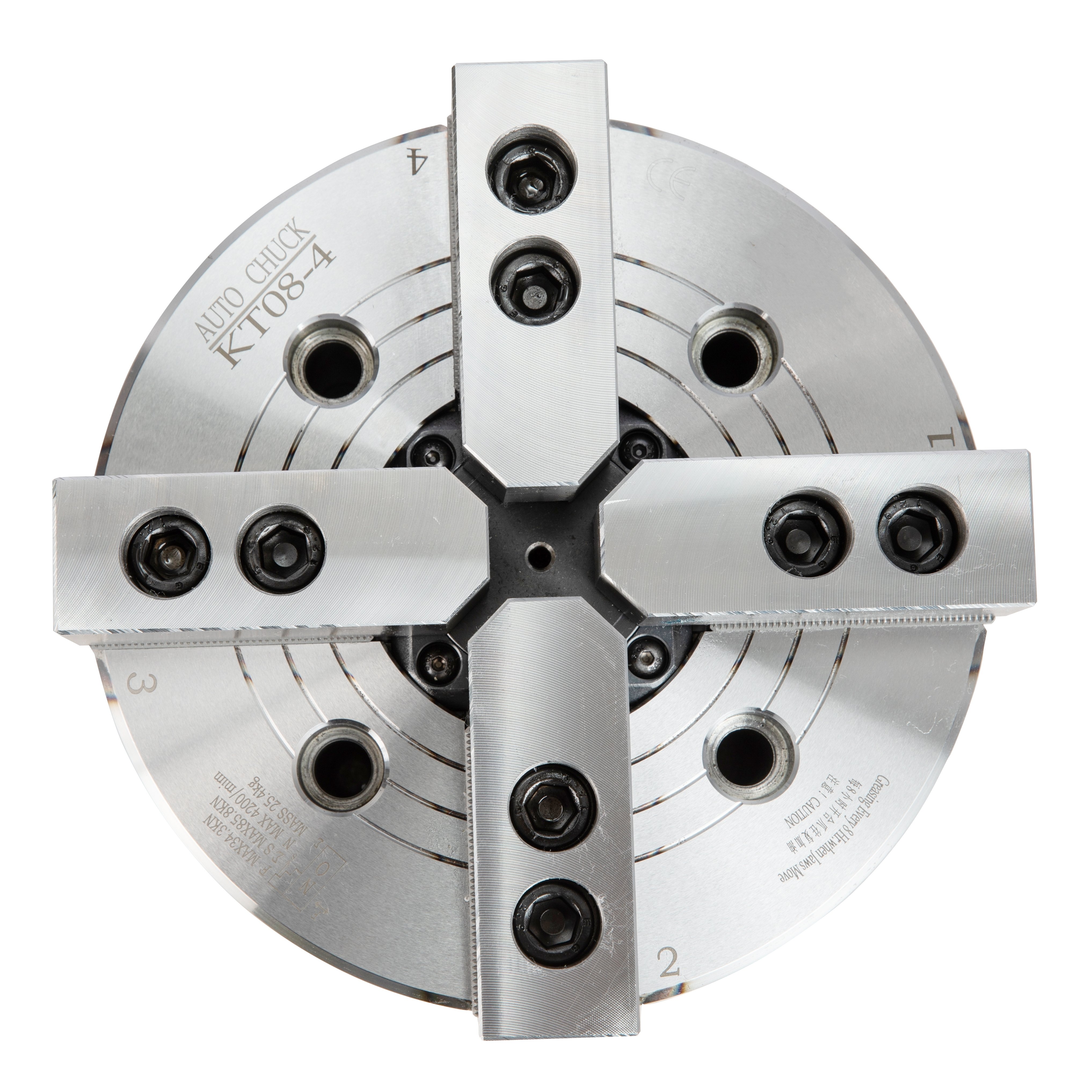 Hollow 4-Jaw Pneumatic Chuck