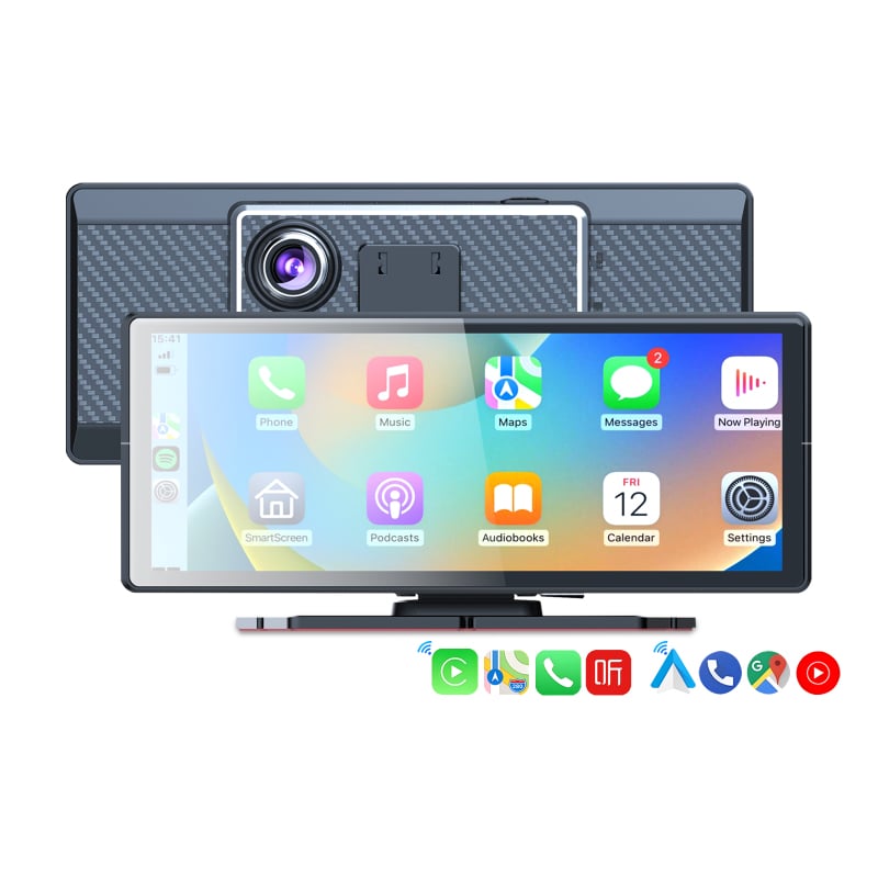 פואלווין מסך Carplay בגודל 10.26 אינץ' מערכת צילום מקדימה עם קישוריות WI-FI אנדרואיד גישה לכלי רכב יוקרתי גאדג'טים לרכב