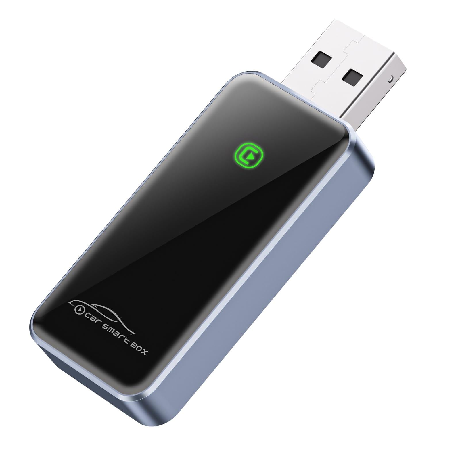 Fuallwin gioco senza fili Mini Size USB Wireless Dongle Carplay Adaptor chiavetta carplay Stable Fast Car Navigatione Adapter Wireless for Iphone apple CarPlay