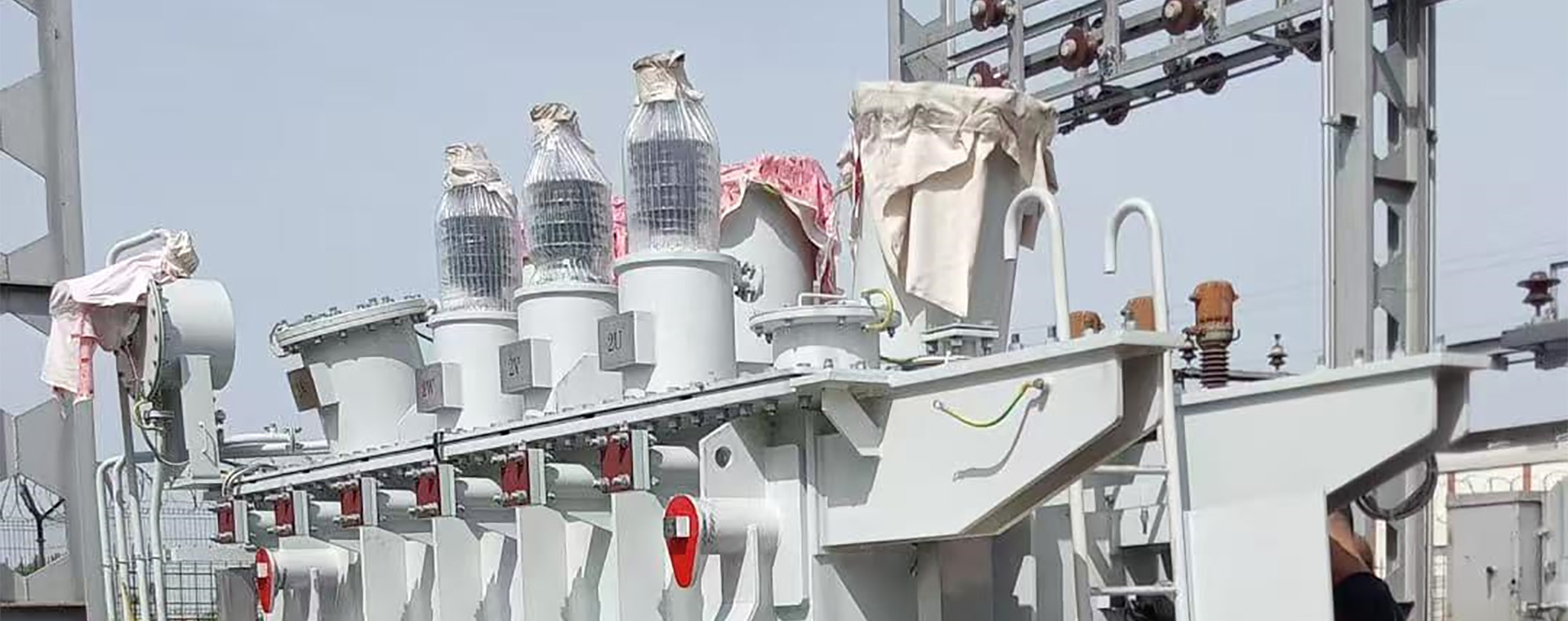 132KV power transformer, used in the substation of the steel factory in Seville
