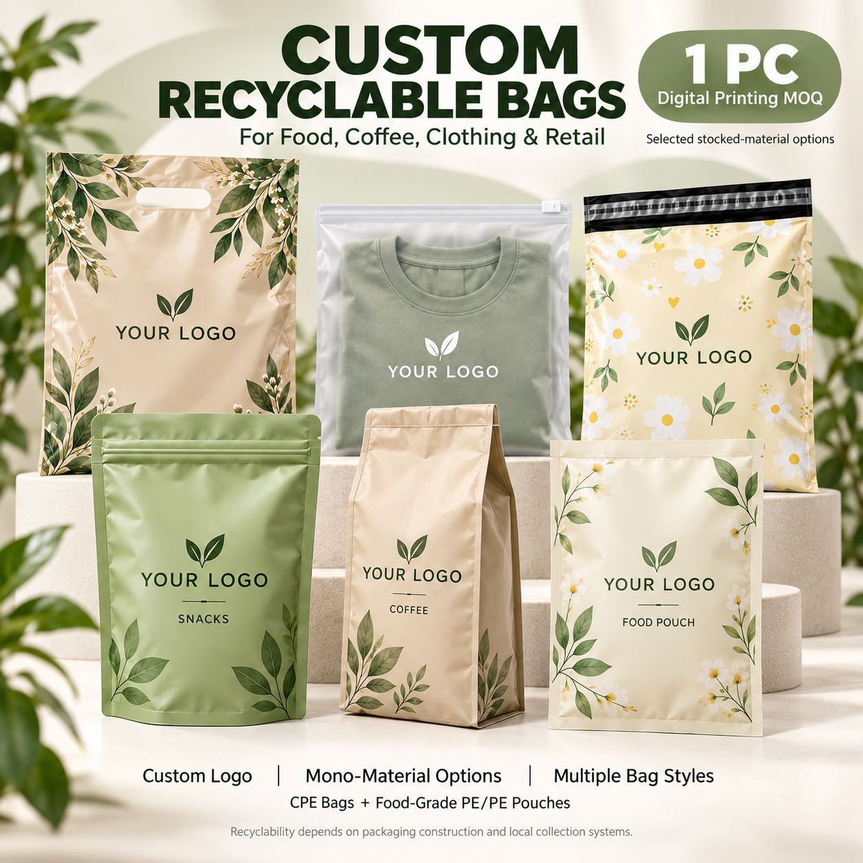 Custom Recyclable Bags