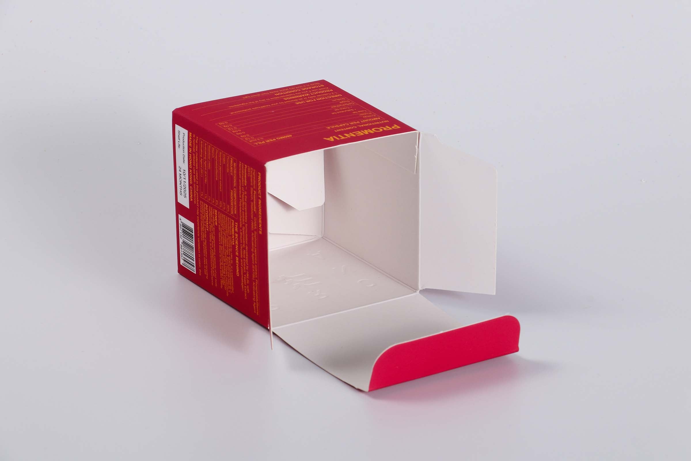 Radiant Elegance: Custom Gold Foil Folding Cartons for Skincare & Beauty