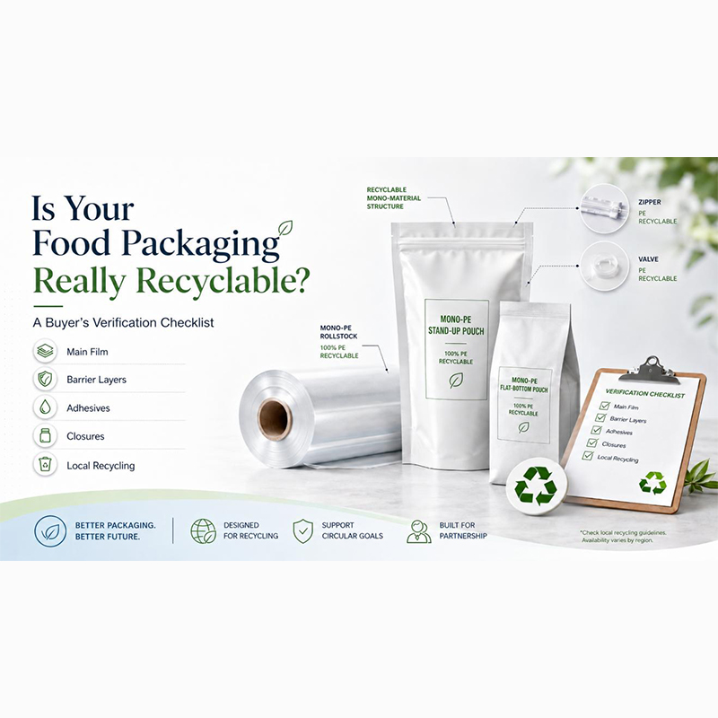 How Recyclable Packaging Helps Food Brands Achieve Sustainability Goals