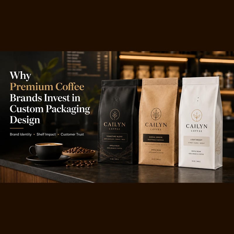 Why Premium Coffee Brands Use Custom Packaging Bags