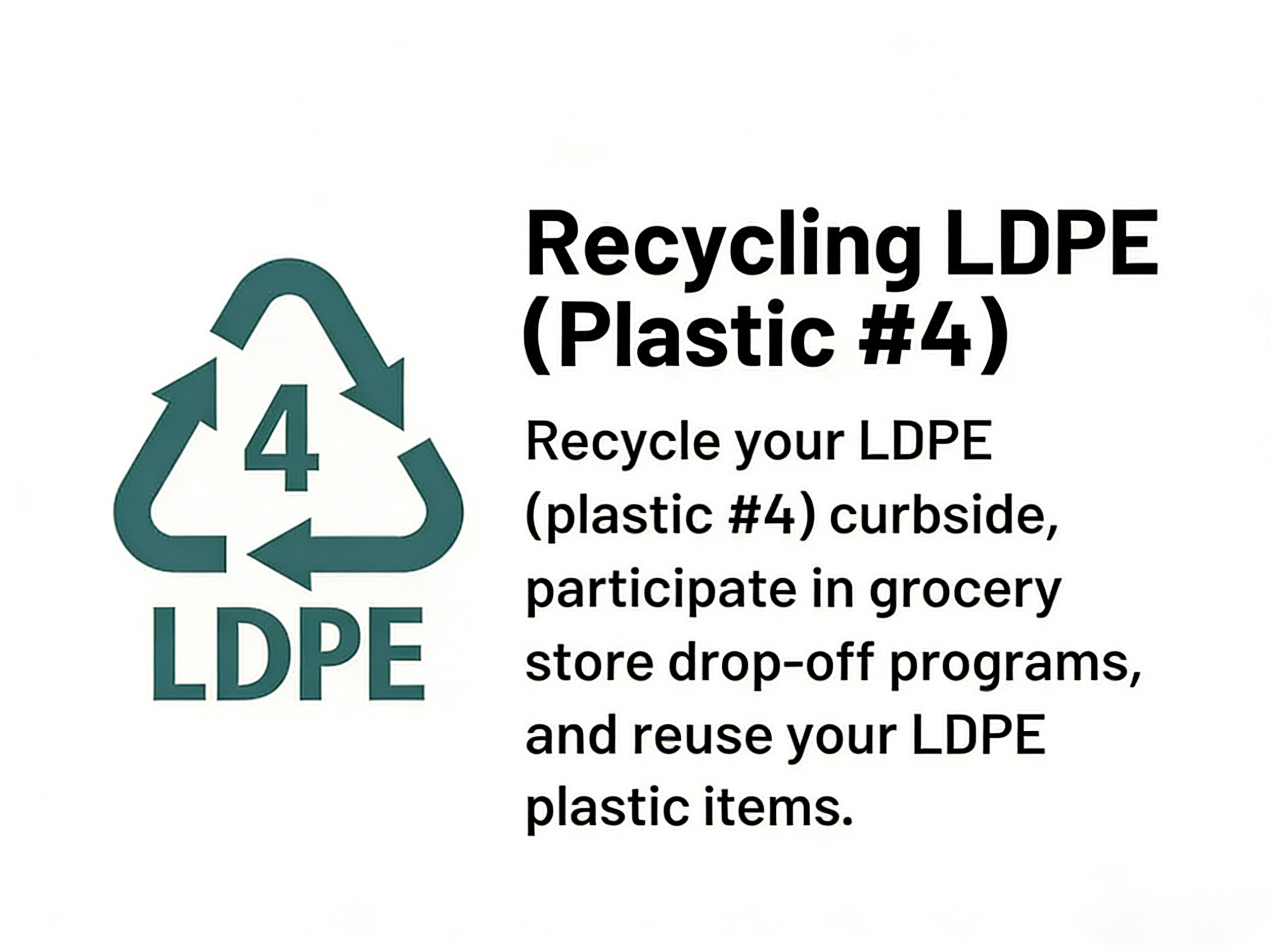 Recyclable 4 LDPE mono-Material