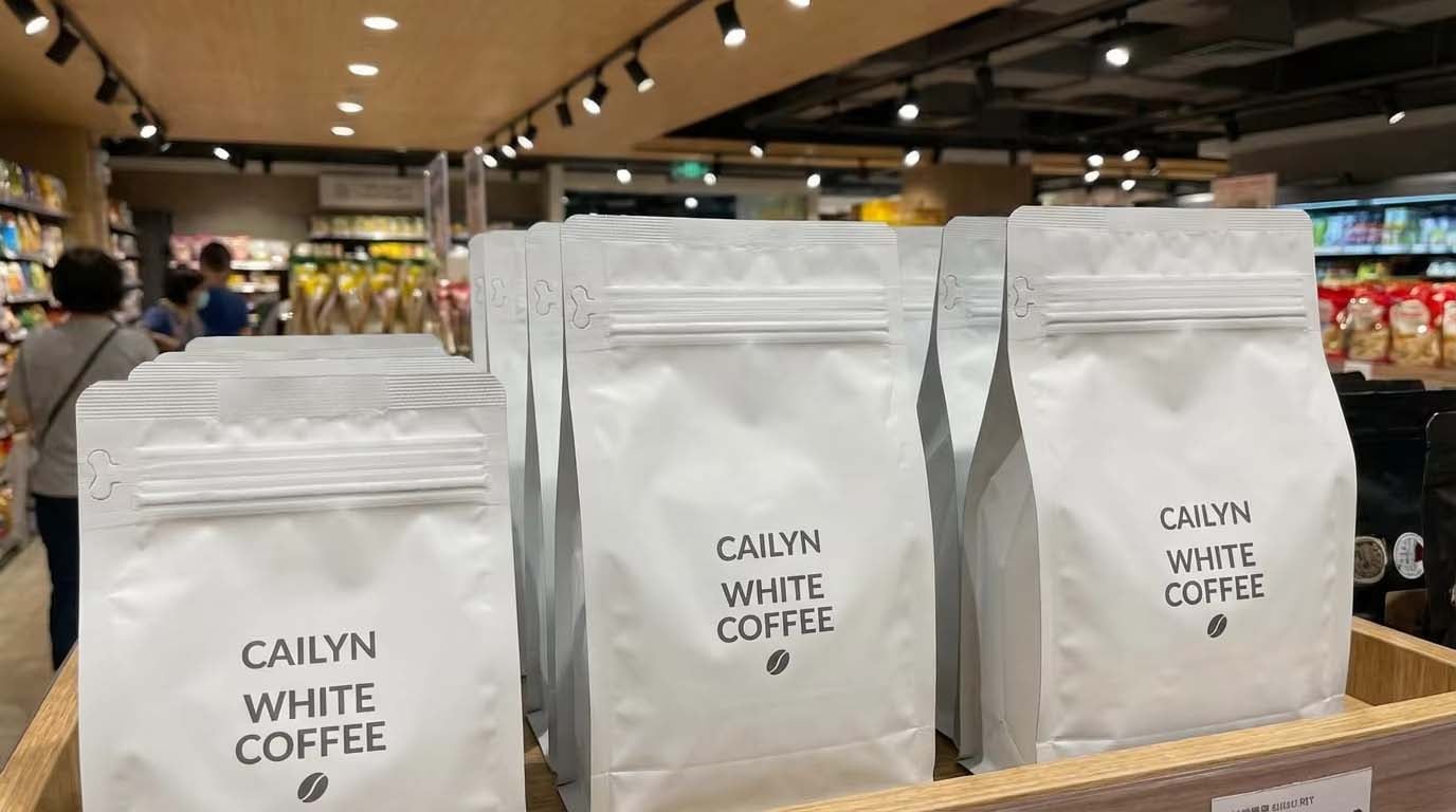 Flat Bottom Coffee Pouches | Premium Box Pouches | Cailyn