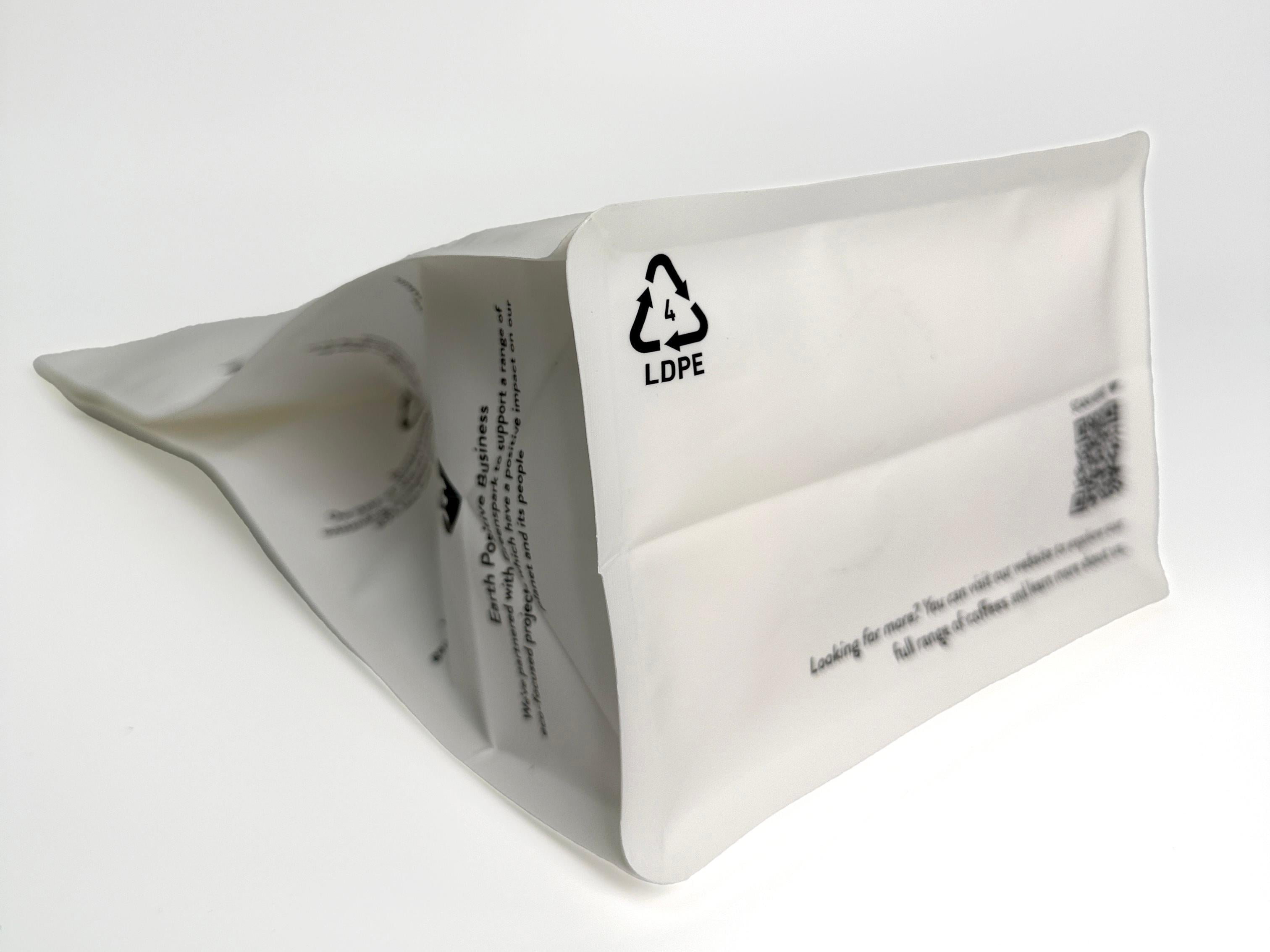 mono material coffee packaging Recyclable pouch