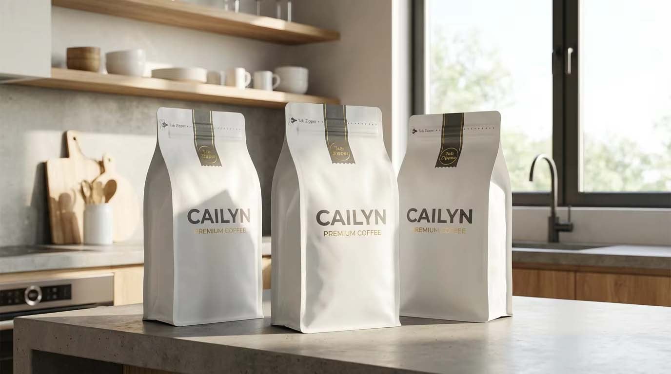 The Cafe-Grade Standard: Premium 1kg Custom Coffee Bag