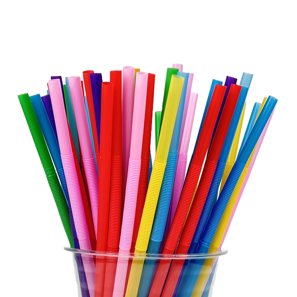 Flexible disposable PP straws factory customization and wholesale.