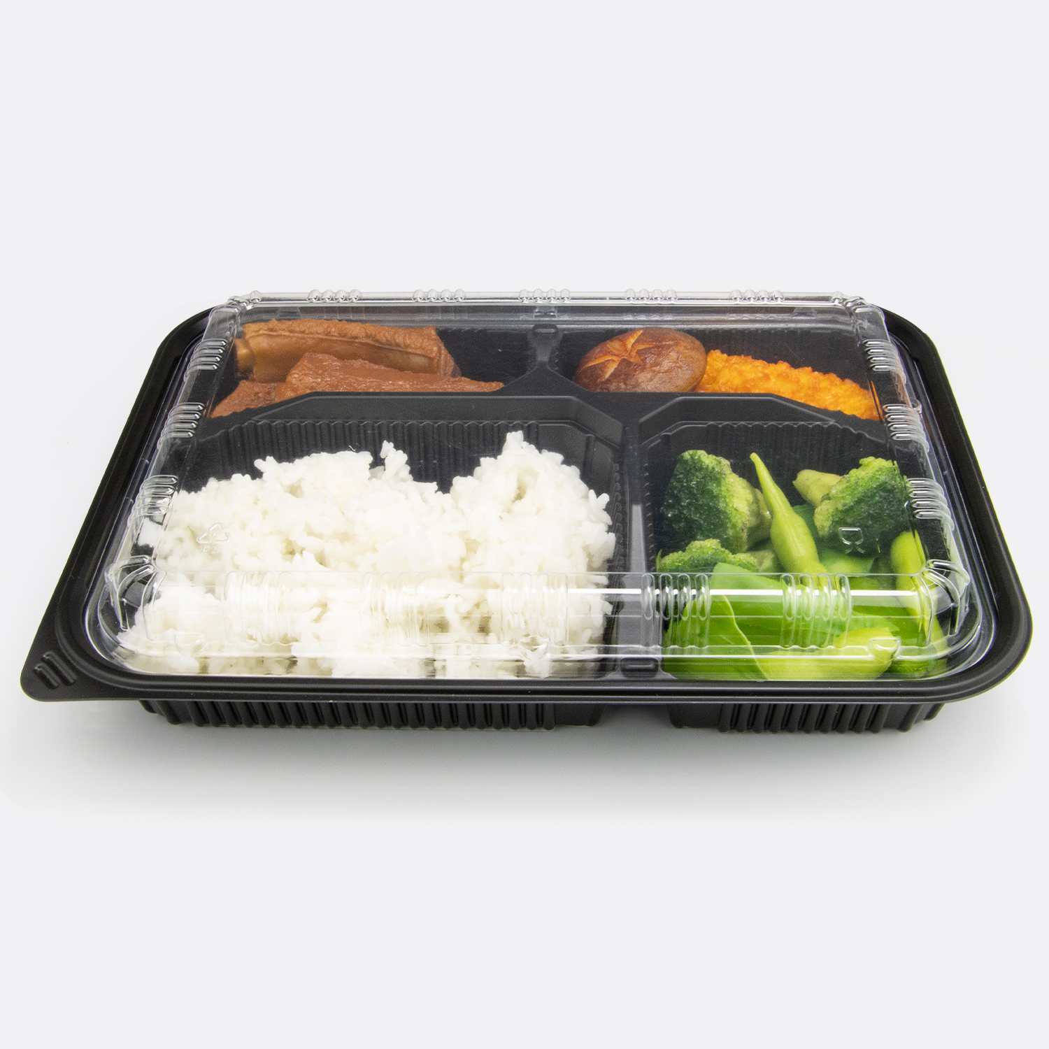 Factory Custom Wholesale PP Plastic Lunch Box With OPS Lid