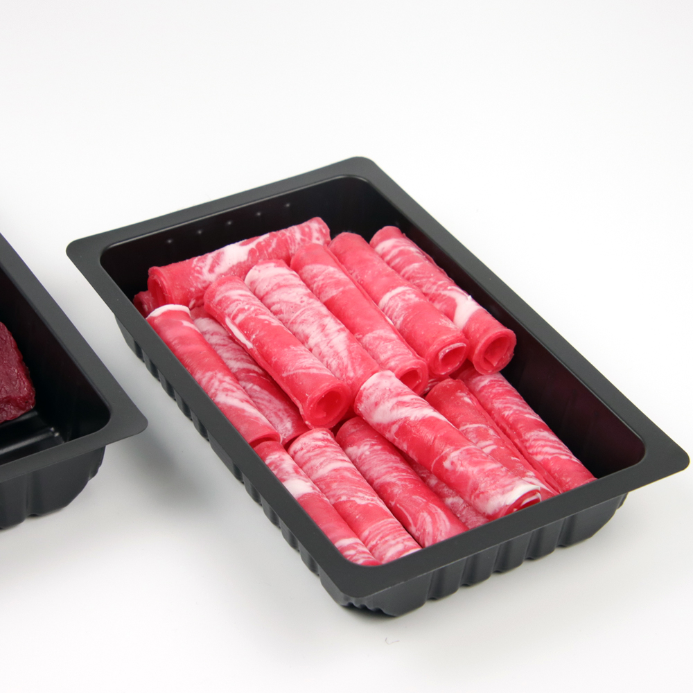 Customized wholesale disposable PP sealable film food tray