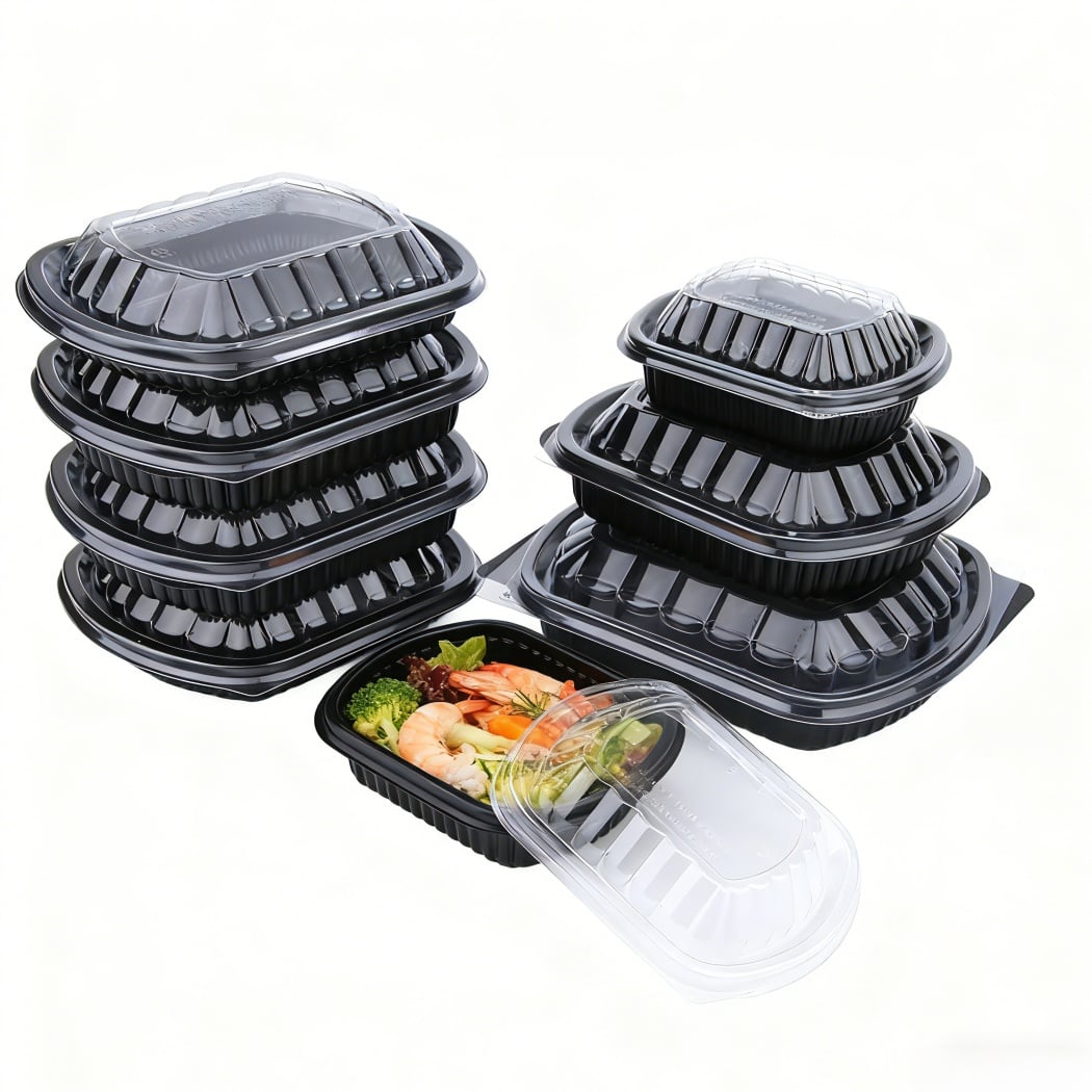 XM XIEFA Factory Custom Wholesale PP Takeaway Food Containers with OPS Lids