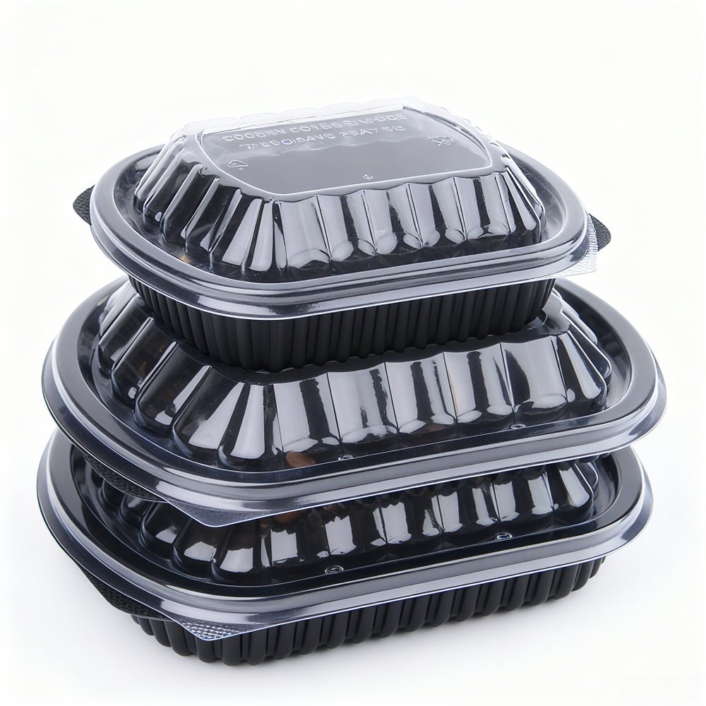 XM XIEFA Factory custom wholesale PP takeaway food containers with OPS lids