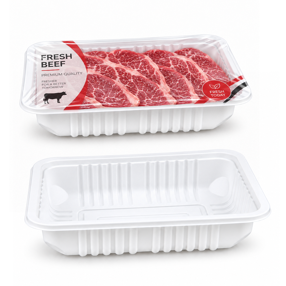 Wholesale PP Meat Trays for Fresh Beef, Pork and Poultry Packaging