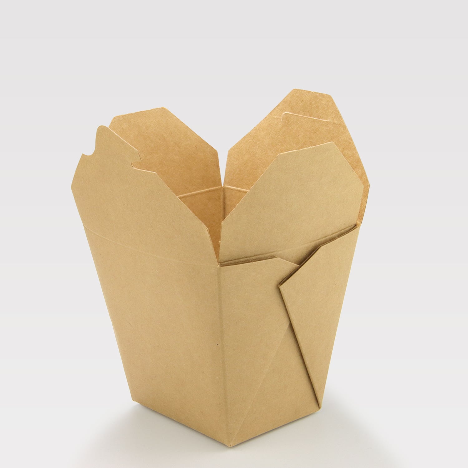 Biodegradable Kraft Paper Noodle Bucket Takeaway Food Container
