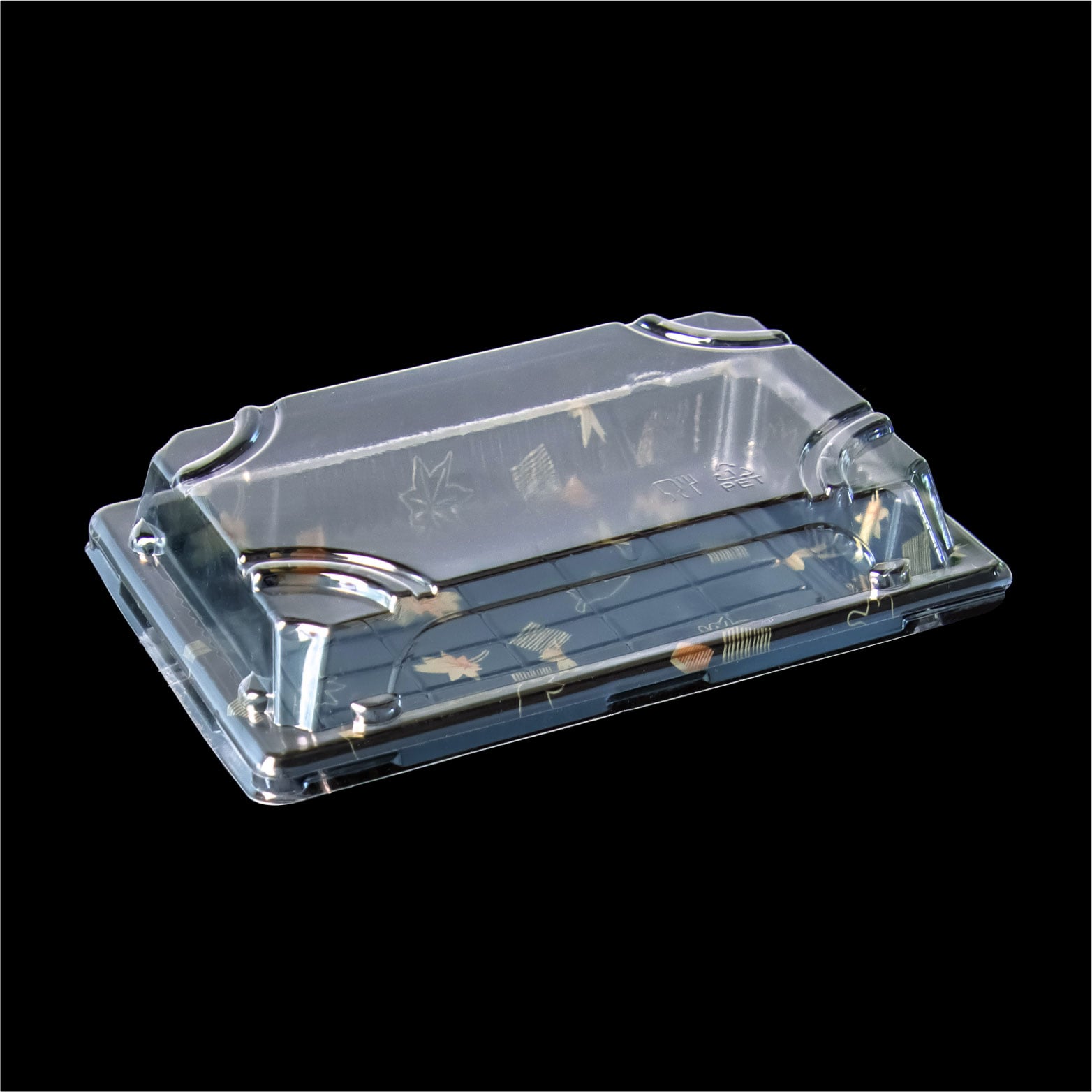 Customized Wholesale Disposable PS Sushi Tray Food Containers