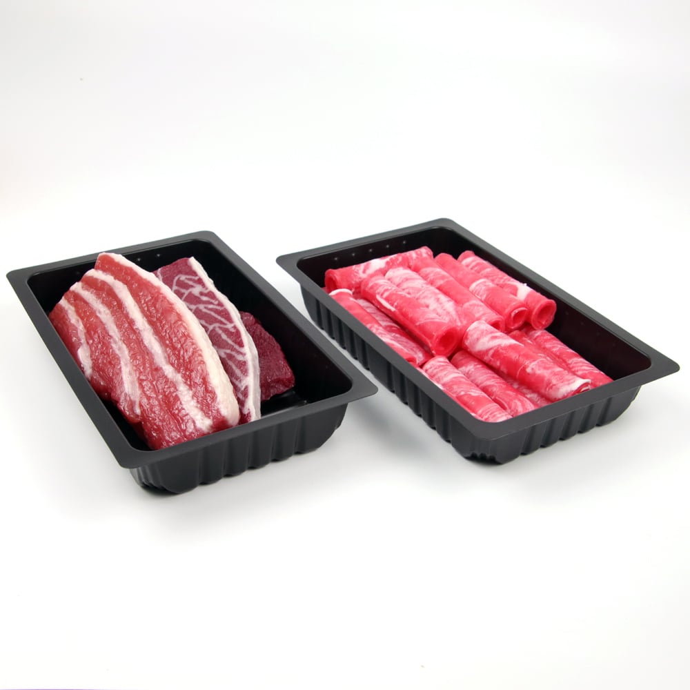 Supermarket PP sealable film meat tray
