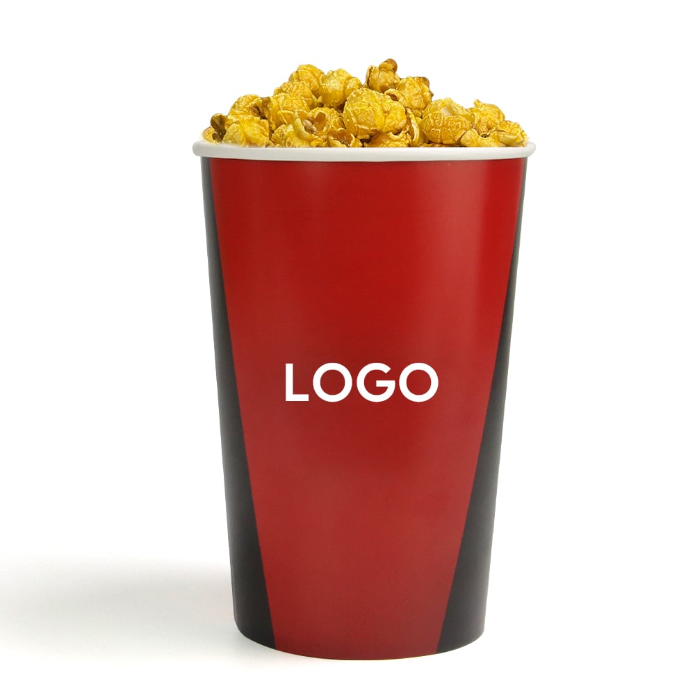 Factory wholesale disposable biodegradable paper popcorn bucket