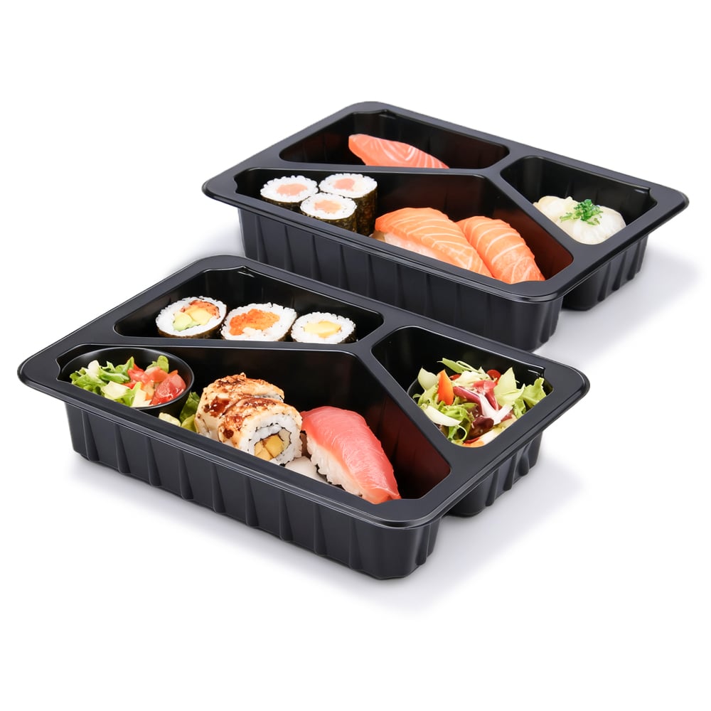  Factory-Direct One-Stop 3-Compartment PP Food & Meat Tray Packaging Solutions