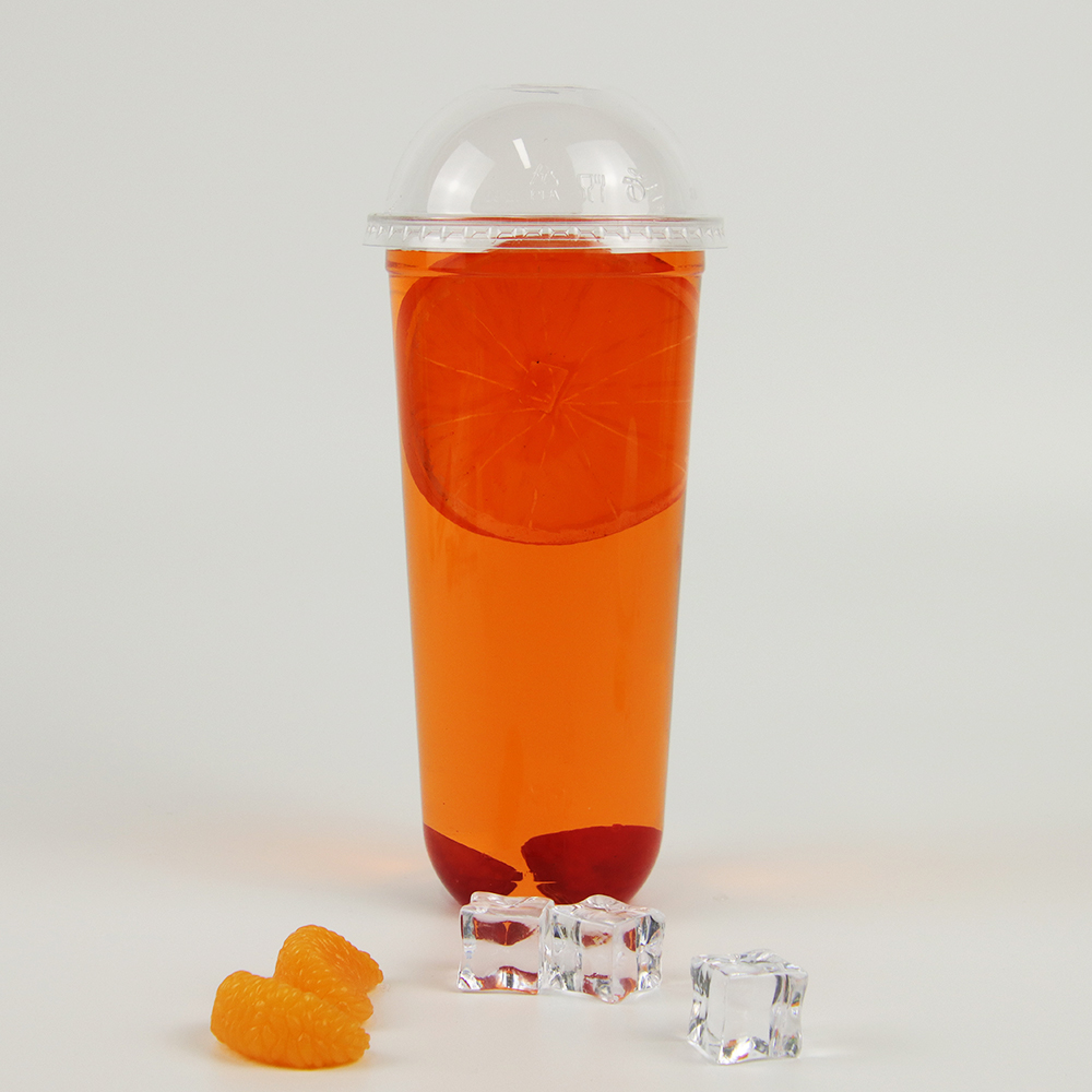 24oz 660ml PLA Biodegradable U-Shaped Plastic Cup