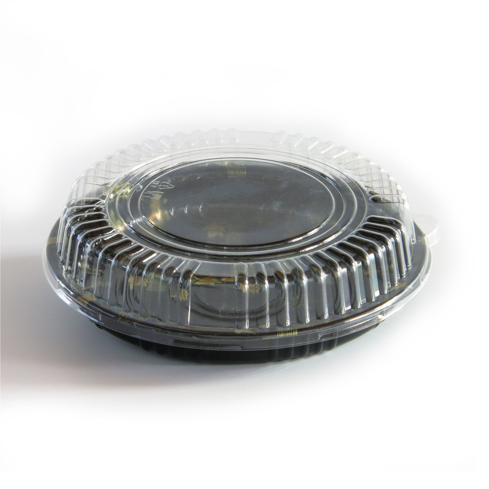 8-Inches Round Disposable PS Sushi Tray Food Packaging