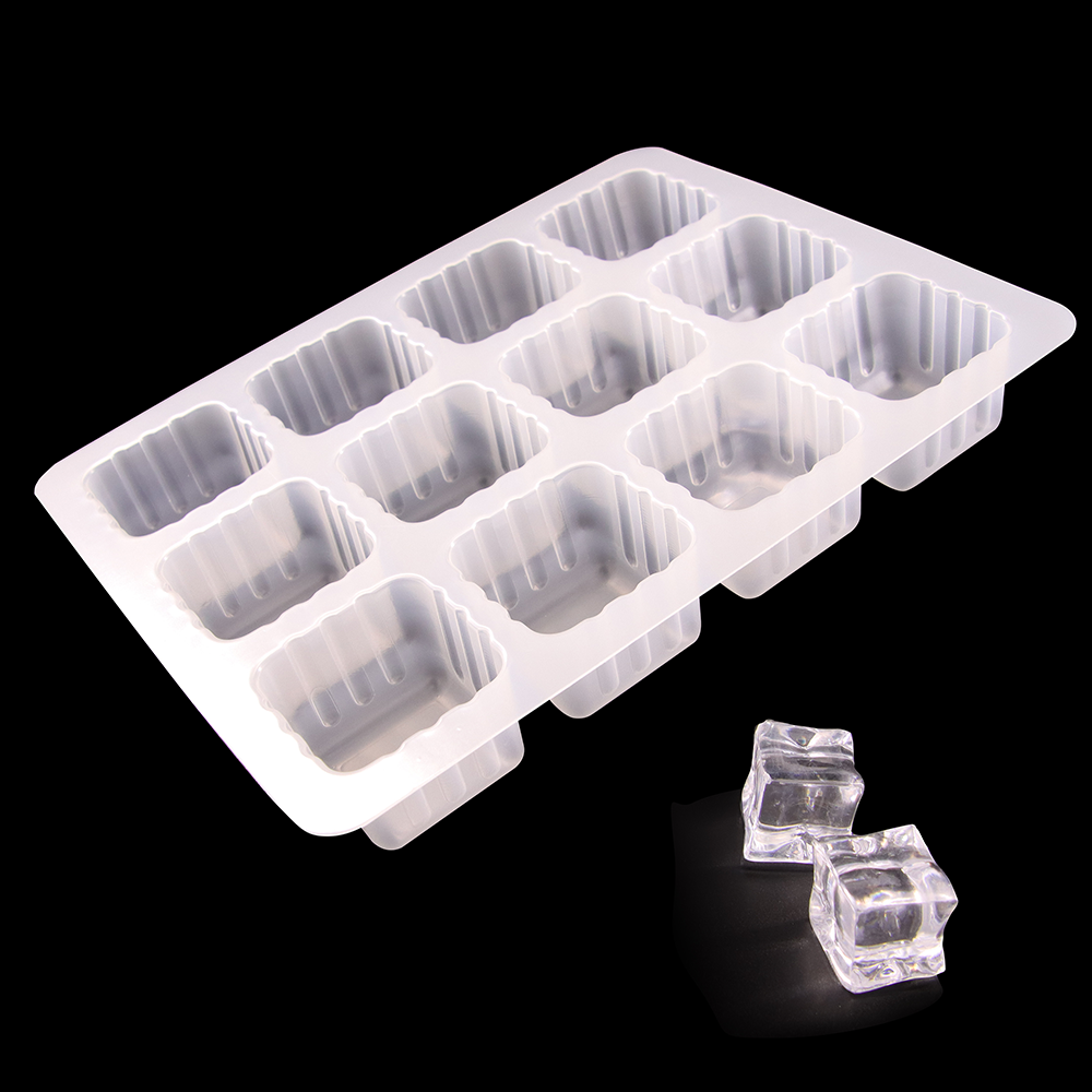 12 Compartment Recyclable PP Ice Cube Tray Container