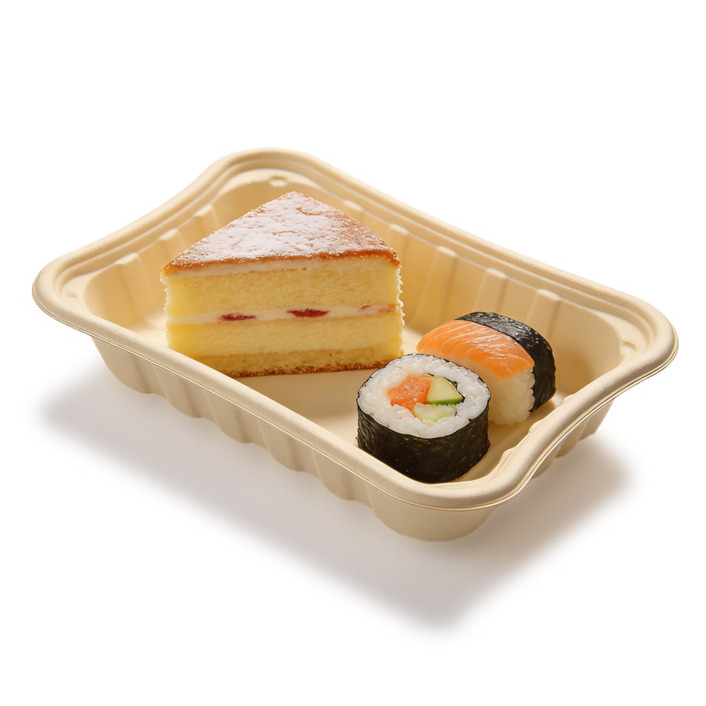 Factory-Direct Bamboo Pulp Plates for Supermarkets & Food Packaging