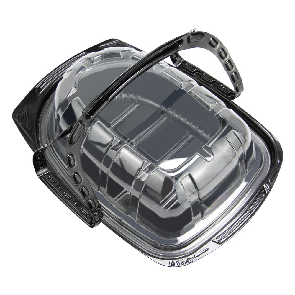 Recyclable Disposable PP Turkey Box With PET Transparent Lid Food Container
